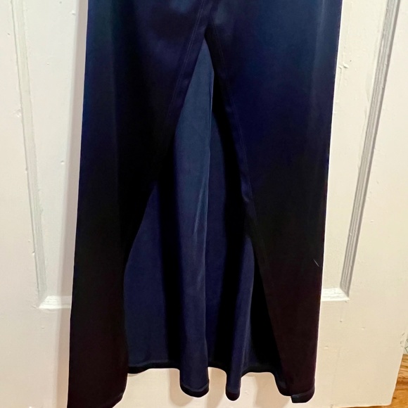 Windsor Over the Shoulder Navy Prom Dress - Picture 2 of 3